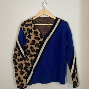 Bold Print Animal design sweater